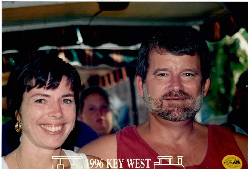 Jerry and Jackie-1996 - relaxing in Key West